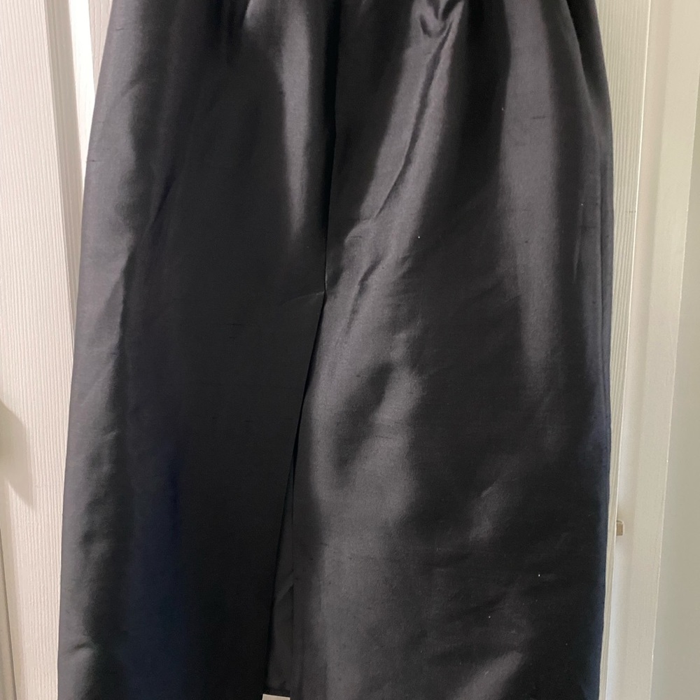 NWT Plus Size Black Silk and Wool Formal/Evening Skirt - Picture 2 of 4